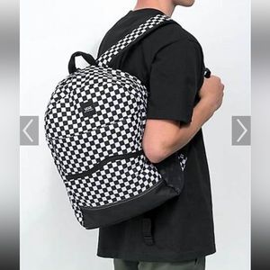 NWOT Vans Retro Checkerboard Backpack w/side pocket